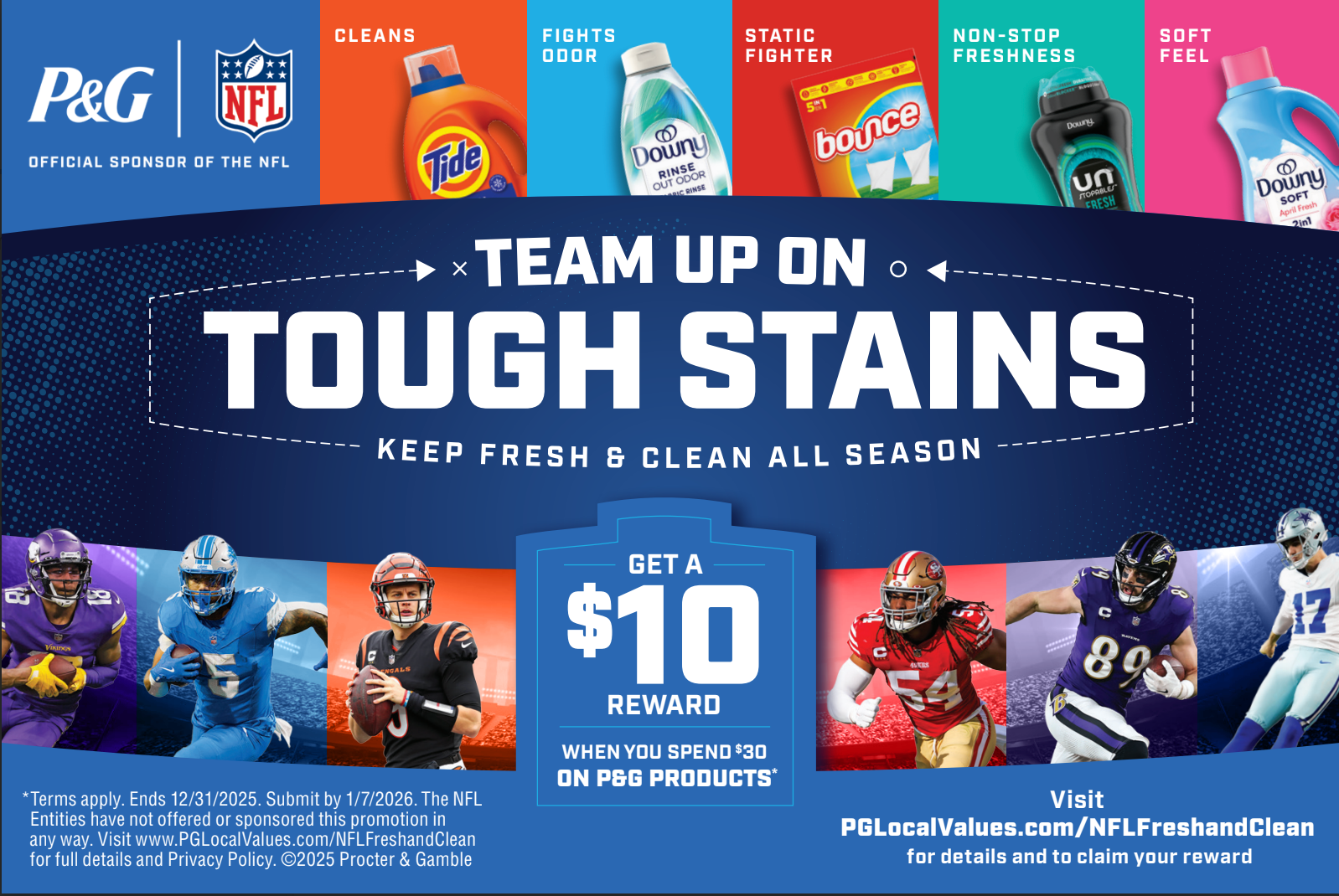 NFL Fresh and Clean